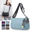 Best-selling solid-color simple women's bags, casual crossbody bags, large-capacity waterproof nylon fabric bags, direct supply from the manufacturer Specification image